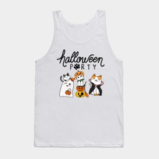 Cute Halloween Cats Tank Top